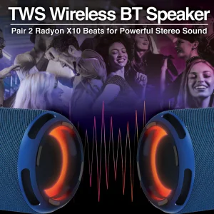 ArgomTech - Radyon X10 Premium Wireless BT Speaker - SP-3009BK