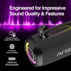 ArgomTech - Bluetooth - Speaker Radyon X41 ARG-SP-3141BK