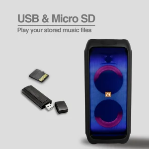 ArgomTech Rave 65 TWS Wireless BT Party Speaker with LED Lights