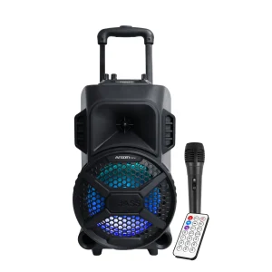 ArgomTech - Bluetooth - SoundBash 78 BT Trolley Speaker - Black - ARG-SP-4078BK