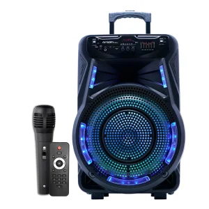 ArgomTech SoundBash 90 BT Trolley Speaker with LED Lights and Stand