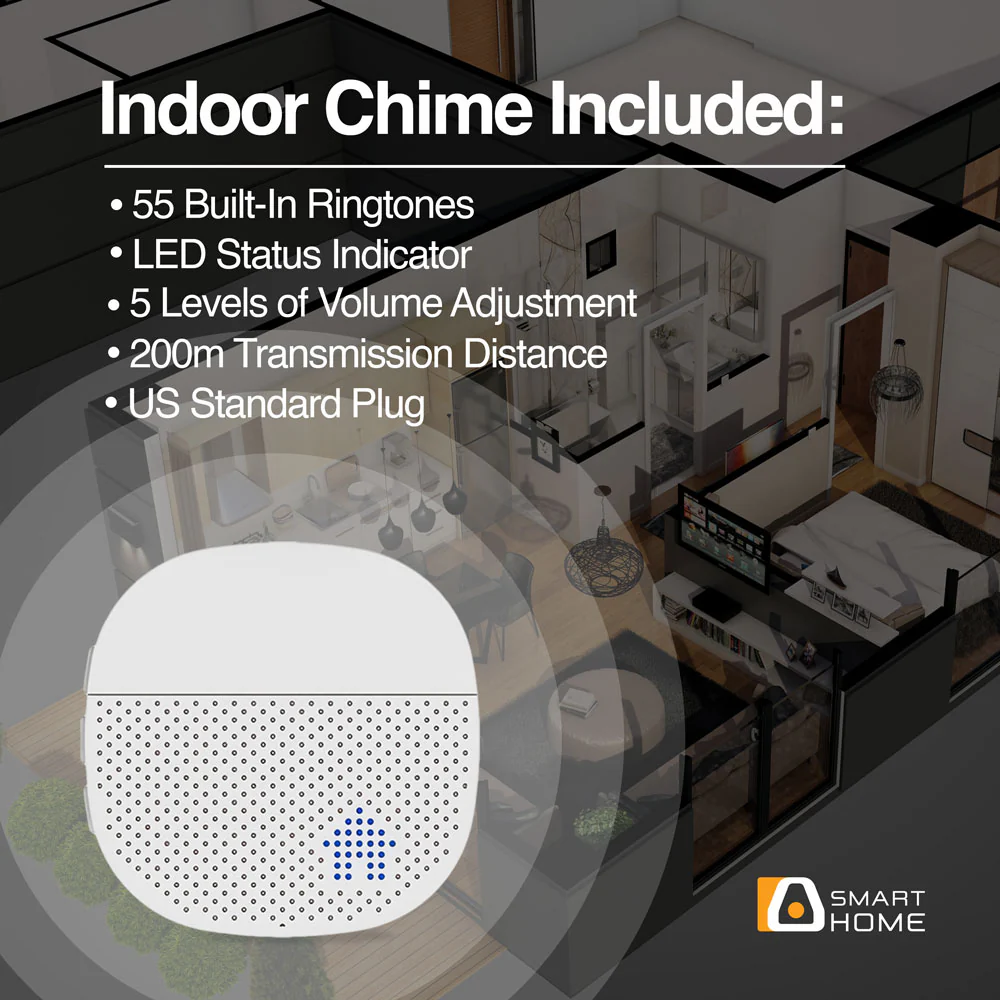 ArgomTech Smart Door Bell SV-8002WT - Image 4