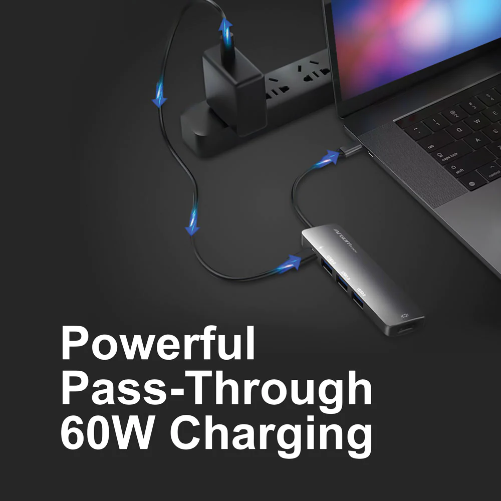 ArgomTech 5 IN 1 Type C Hub ARG-UB-0185 - Image 3