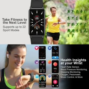 ArgomTech - Smart Watch B20 - WT-6020BK - Black