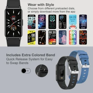 ArgomTech - Smart Watch B20 - WT-6020BK - Black