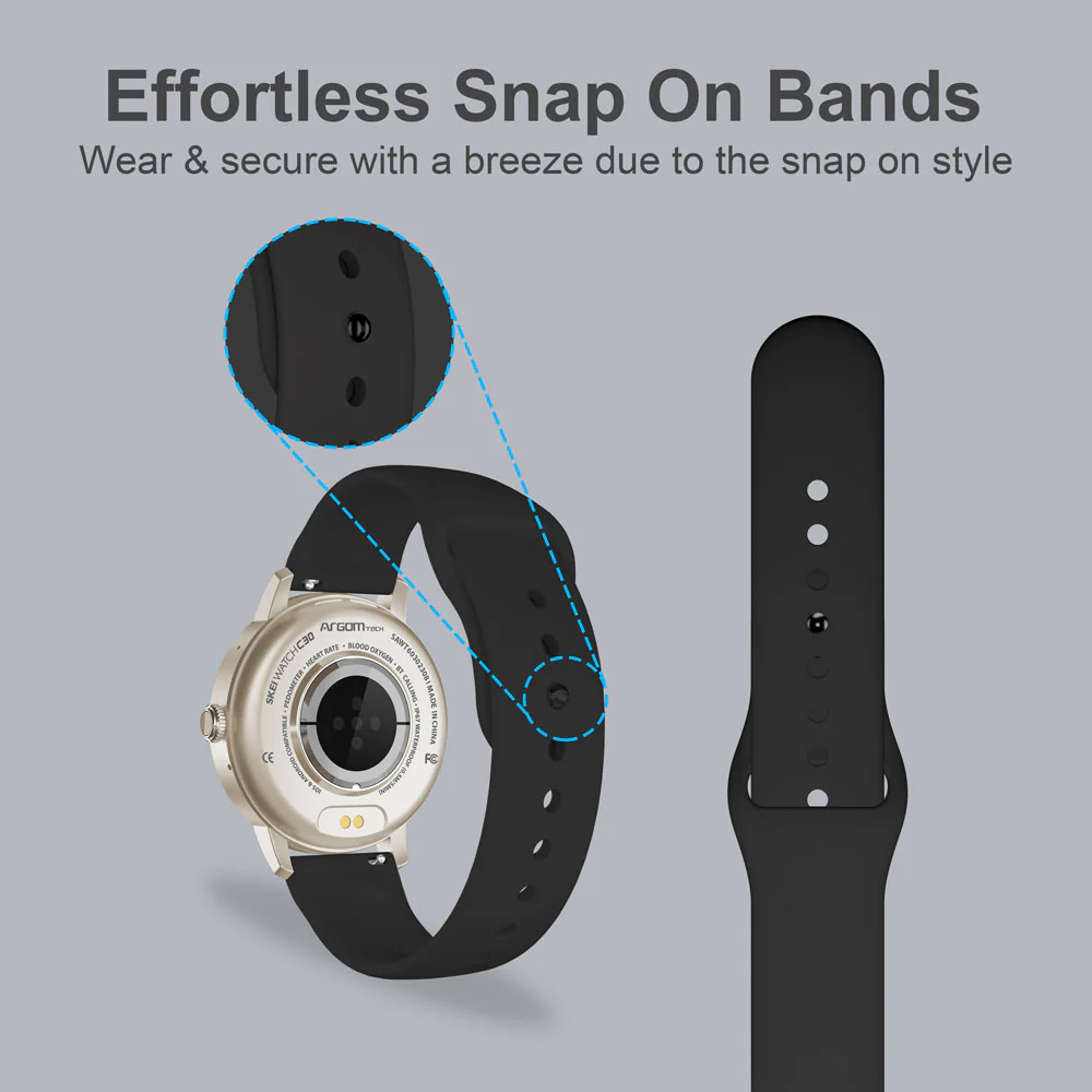 ArgomTech Smart Watch C30 Beige WT-6030BG - Image 5