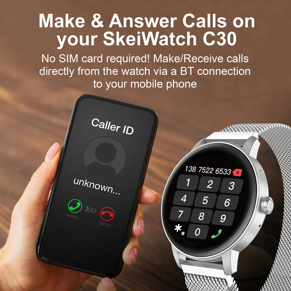 ArgomTech Smart Watch C30 Beige WT-6030BG - Image 6