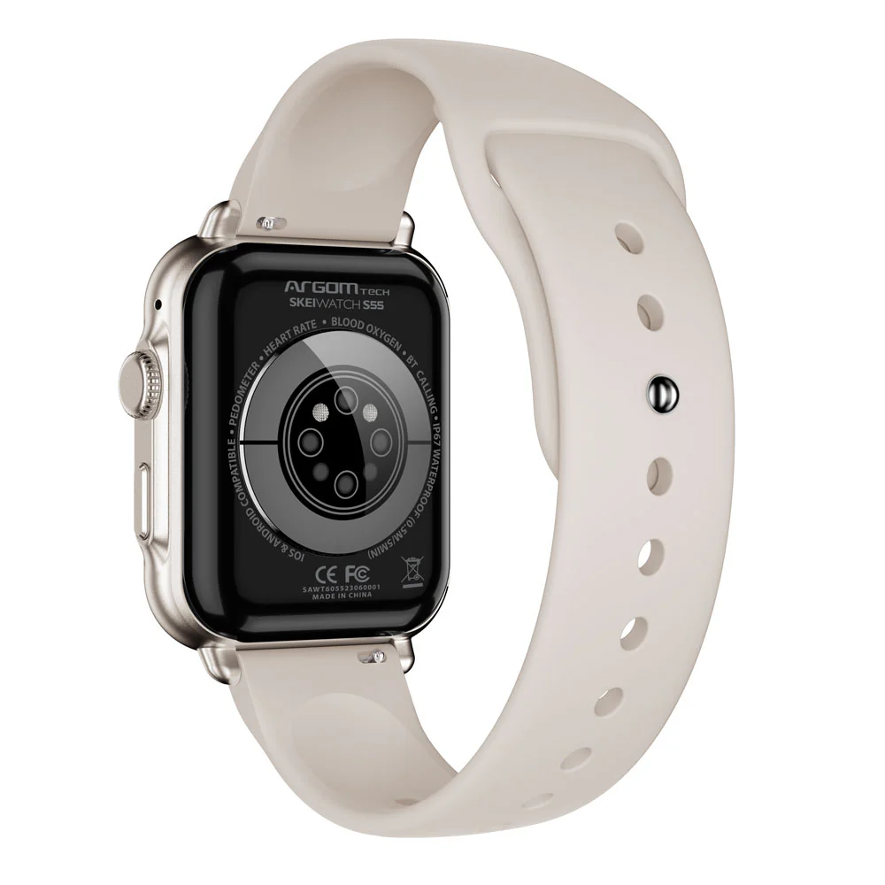 ArgomTech Smart Watch S55 Silver WT-6055BG - Image 3