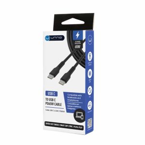 Unno Tekno Type C to Type C Cable PD65W CB4071BK