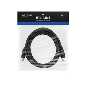 Unno Teknom - HMDI Cable - 6ft - CB4106BK
