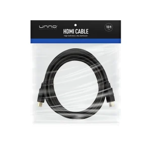 Unno Tekno - HDMI - 10ft Cable - CB4110BK