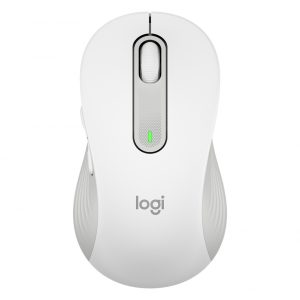 Logitech Signature M650 L - mouse - large size - Bluetooth, 2.4 GHz - off-white