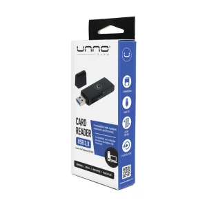 Unno Tekno Card Reader USB 3.0 CR1004BK
