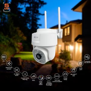 Nexxt - Smart Wi-Fi® camera - Outdoor Fixed Camera 2K +5MP NHC-OF10