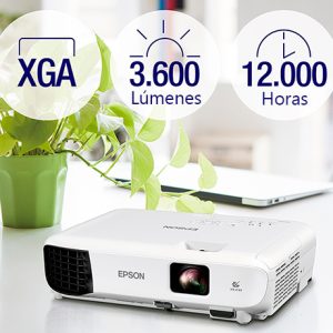 Epson PowerLite E10+ - 3LCD projector - portable