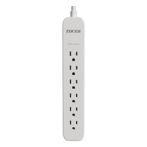 Forza FSP-651W - Surge Protector – 6 NEMA Outlets - 500J -1.5FT Cable