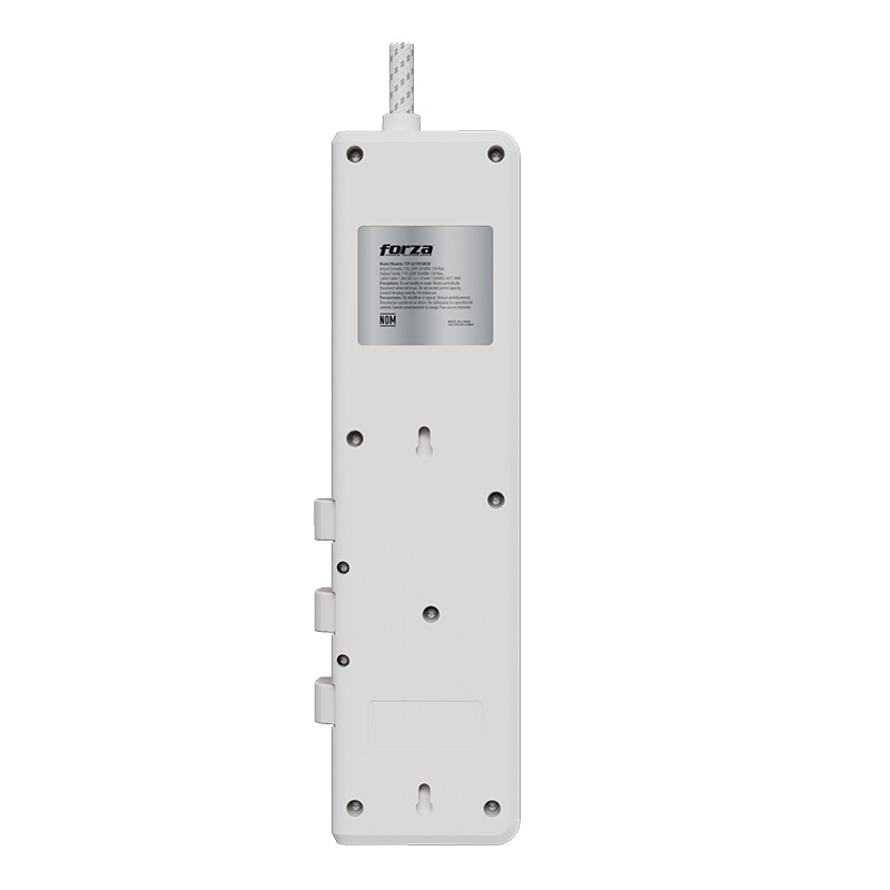 Forza Surge protector 1625W/2200J - 8 outlets - 3-Rotating - 2-USBA - 1-USBC -120V/240V - Image 3