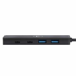 Unno Tekno - Hub 4-port Type C to USB A - HB1012BK