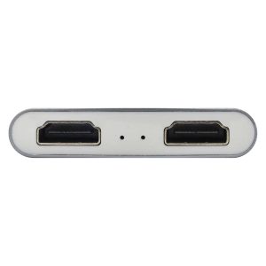 Unno Tekno USB A to Dual HDMI Port Adapter -HB1102SV