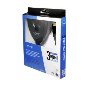 Unno Tekno 5 PORTS 4K HDMI Switch - HB1203BK