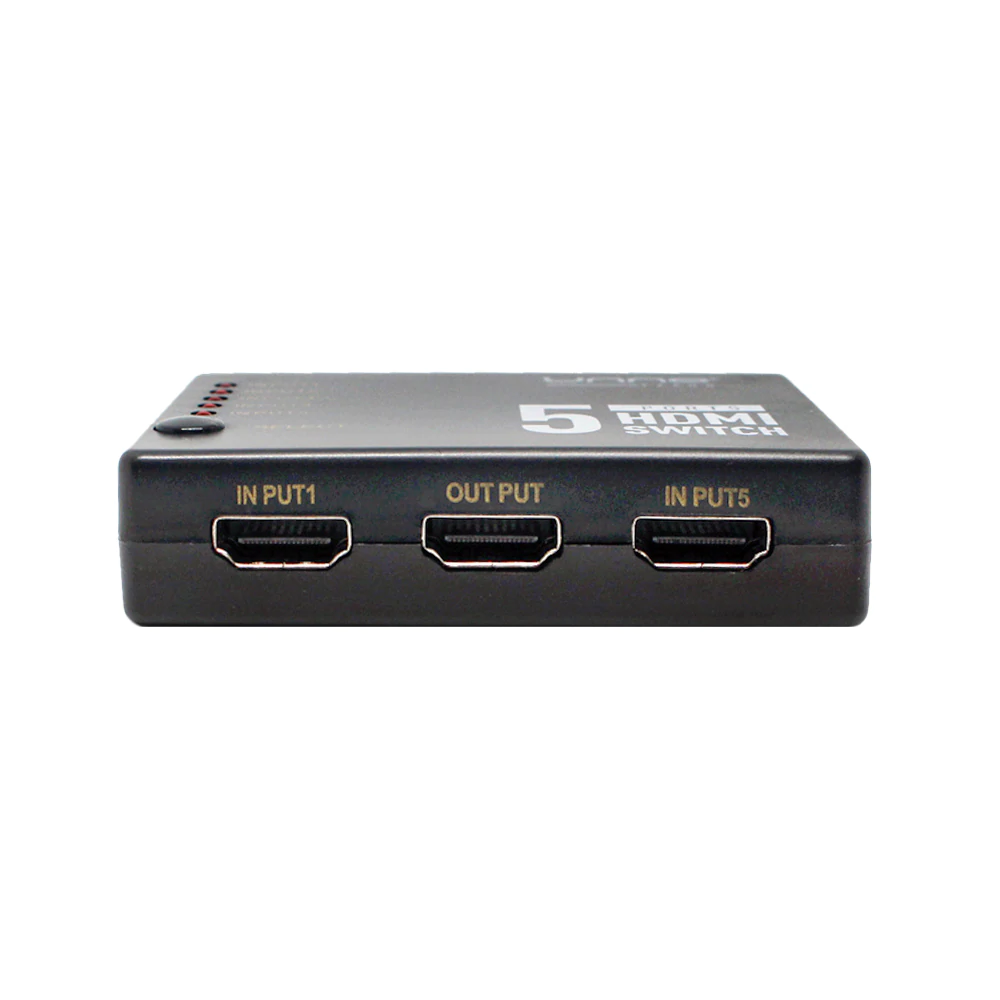 Unno Tekno 5 PORTS 4K HDMI Switch - HB1203BK - Image 4