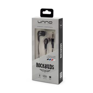 Unno Tekno Earbuds 3.5mm Black HS7003BK