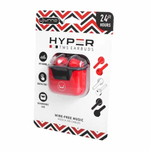 Unno Tekno Earbuds Hyper - Black
