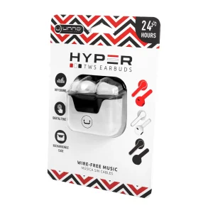 Unno Tekno Earbuds Hyper - Black