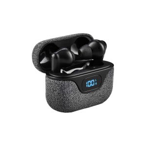 Unno Tekno - BT Earbuds LuxPro Fabric Black - HS7511BK