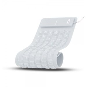 Imexx Flexible Keyboard USB White 24755EN