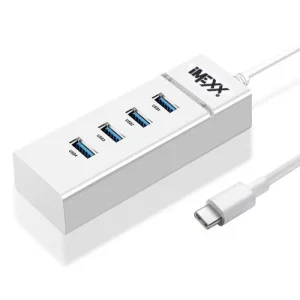 Imexx USB-C Hub Adapter to 4 USB 3.0 Ports
