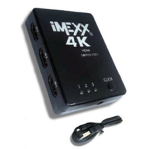 Imexx HDMI Switch 4K, 1 In and 3 Out 35205