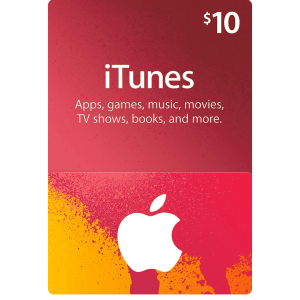 Apple Itunes $10 Gift Card