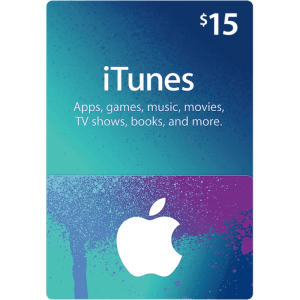 Apple Itunes $15 Digital Code