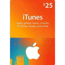 Apple Itunes $25 Digital Code