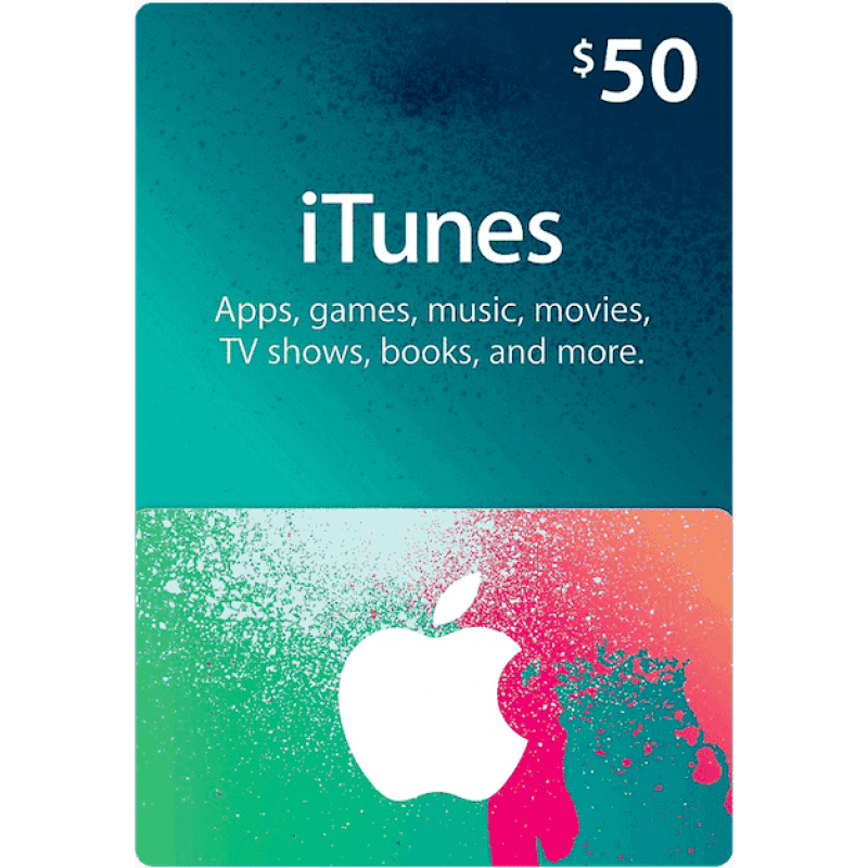 Apple Itunes $50 Digital Code