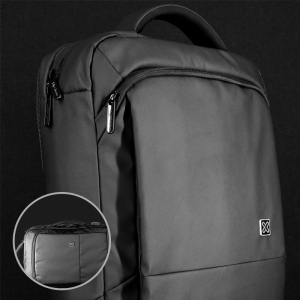 Klip Extreme Bizman Notebook carrying backpack - 15.6 - Polyester - Black - 2 in 1 Backpack - NB Case