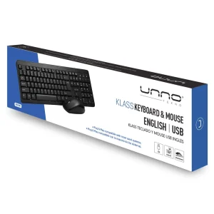 Unno Tekno Keyboard/Mouse  Wired Combo Klass