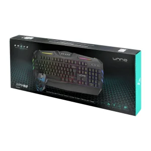 Unno Tekno Brave BRV82 - Keyboard & Mouse Combo For Gaming -  KB6782BK