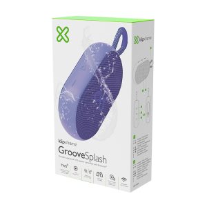 Klipxtreme - GrooveSplash - Portable waterproof TWS speaker - Buetooth - KBS-030PR - Purple