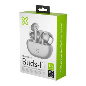 Klip Xtreme Earbuds Wireless Buds-Fi - White - KTE-015WH