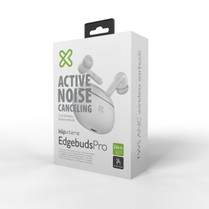 Klip Xtreme - Earbuds - Wireless - Edgebuds Pro White - KTE-750WH