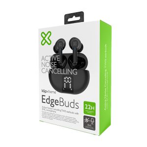 Klip Xtreme Earbuds Wireless EdgeBuds Black - KTE-755BK
