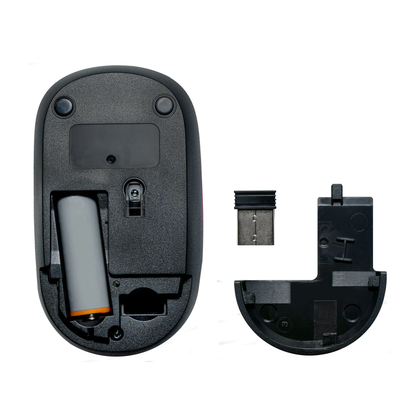 Unno Tekno Wireless - Mouse - Curved - MS6526BL - Image 2