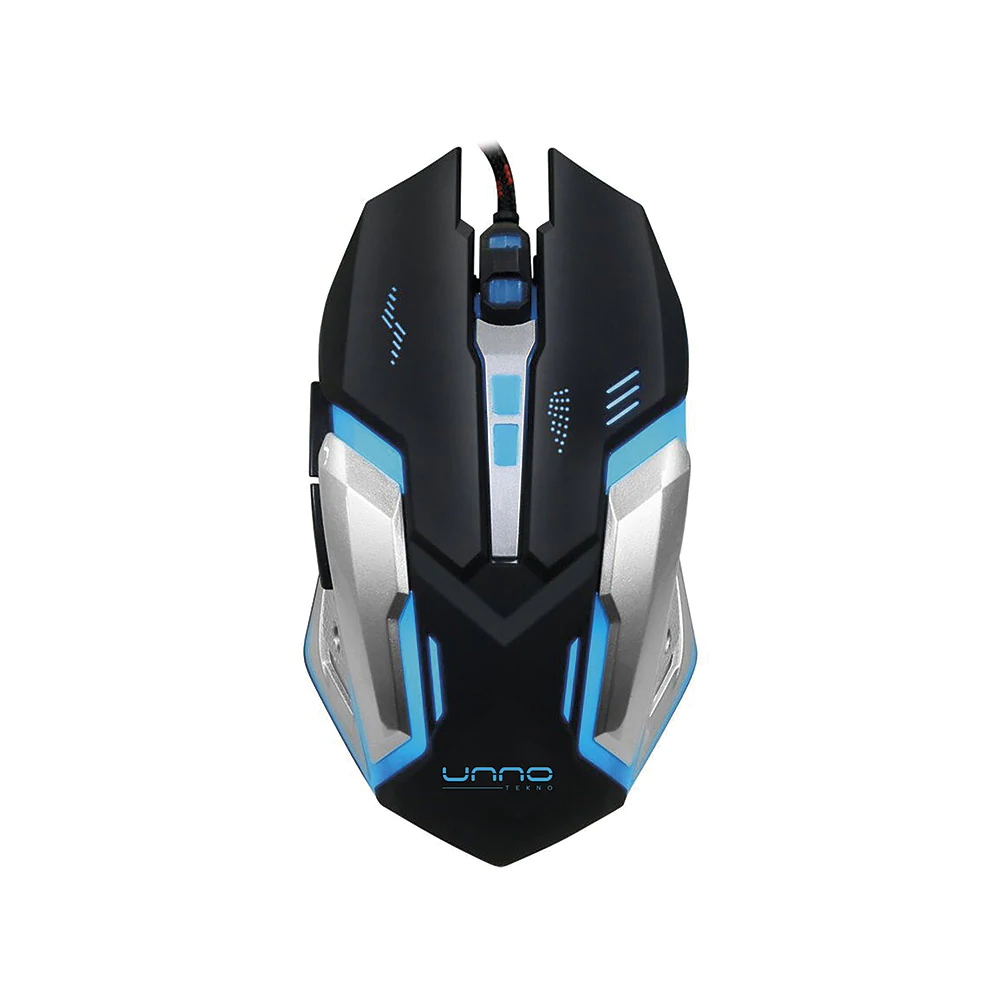 Unno Tekno Brave Gaming Mouse - MS6610BK