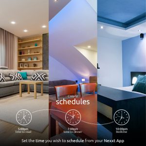 Nexxt Home Smart Wi-Fi 12" Ceiling Lamp