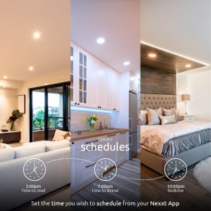 Nexxt Home Smart Wi-Fi Slim LED Downlight