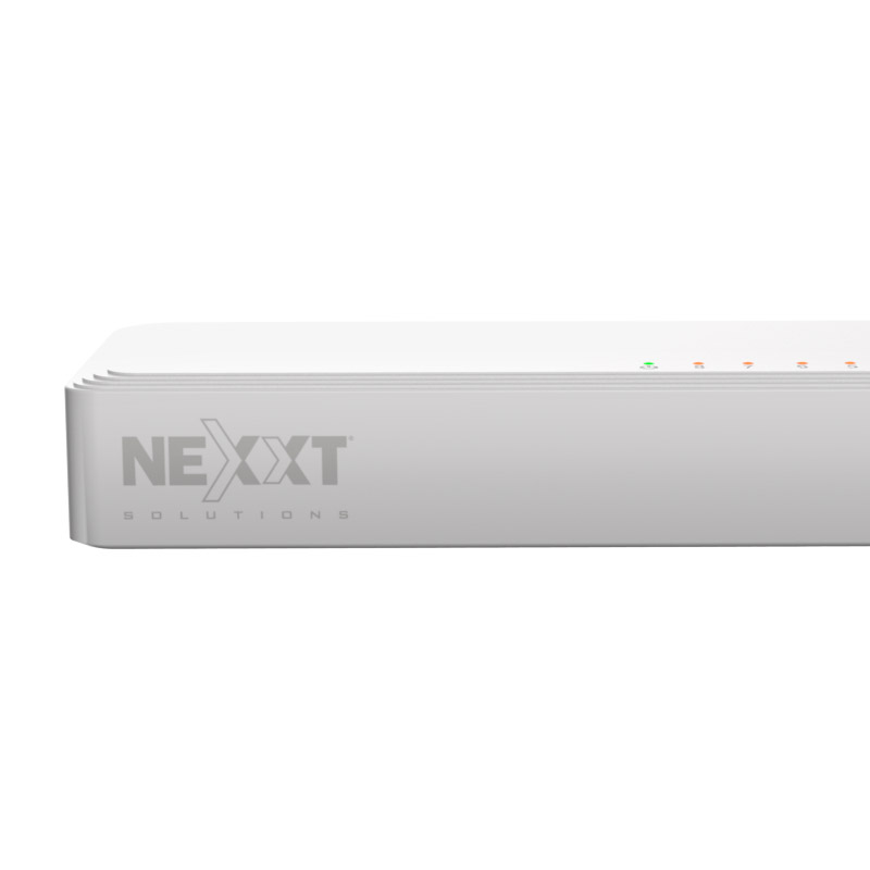 Nexxt Essential 8-port Gigabit desktop switch, 1Gbps 110/220V - Image 2