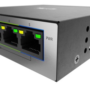 Nexxt - Professional 5-port PoE+ Gigabit desktop switch, 10/100/1000 65W Max