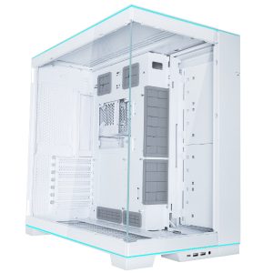 LIAN LI  O11 EVO RGB - White - Tempered Glass -  ATX Mid Tower - Computer Case - O11DERGBW